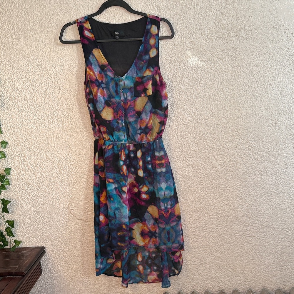 Mossimo Supply Co. Colorful High Low Dress